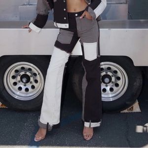 REVICE PATCHWORK JEANS